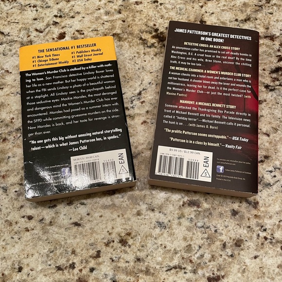 James Patterson Bundle Unlucky 13 & Triple Homicide Paperback - Picture 2 of 4